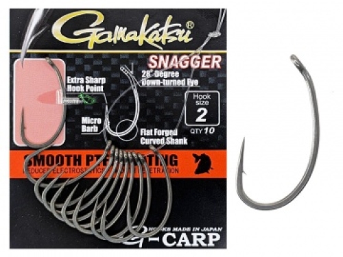 Крючки Gamakatsu G-CARP Snagger
